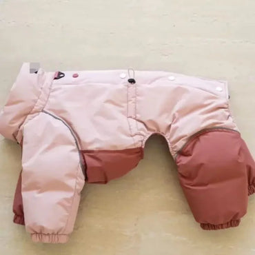 Cotton-Padded Turtleneck Winter Dog Coat