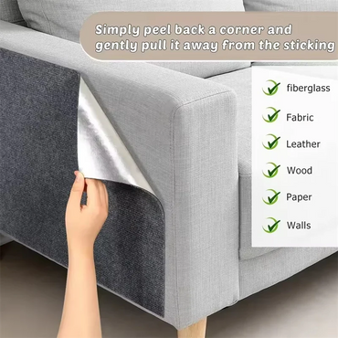 Self-Adhesive Cat Scratcher Sofa Protector