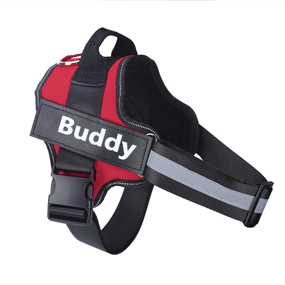 Personalized No-Pull Reflective Dog Harness Vest