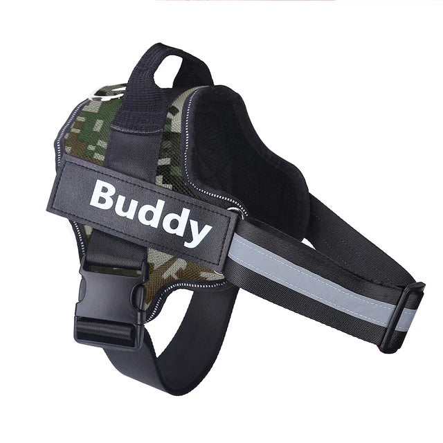 Personalized No-Pull Reflective Dog Harness Vest