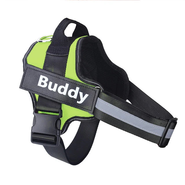 Personalized No-Pull Reflective Dog Harness Vest