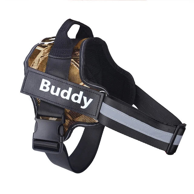 Personalized No-Pull Reflective Dog Harness Vest