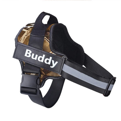 Personalized No-Pull Reflective Dog Harness Vest