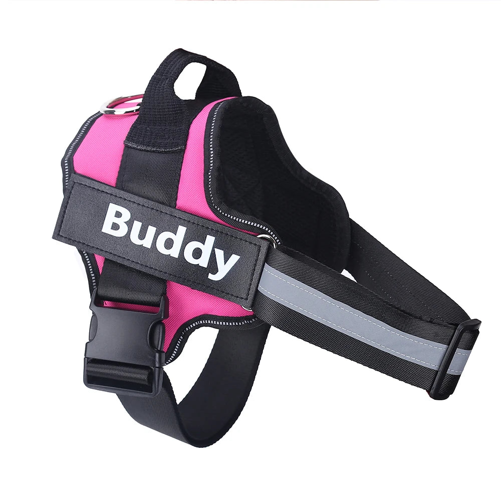 Personalized No-Pull Reflective Dog Harness Vest