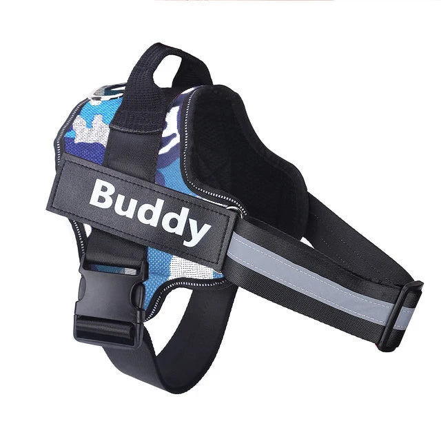 Personalized No-Pull Reflective Dog Harness Vest