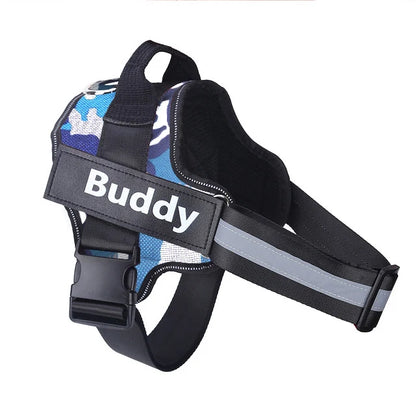 Personalized No-Pull Reflective Dog Harness Vest