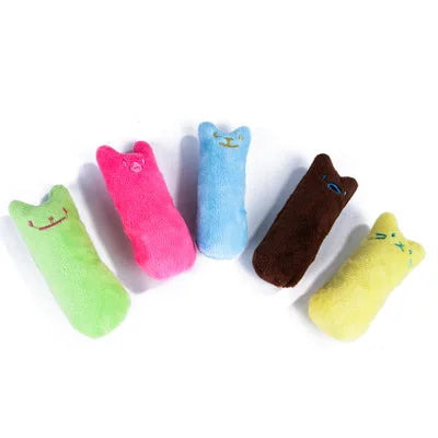 Catnip Plush Chew Toy for Cats – Teeth Grinding Interactive Toy