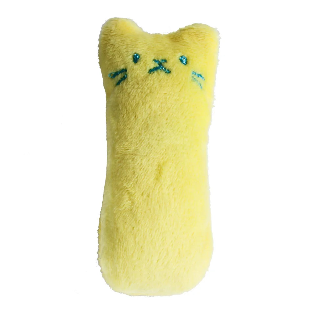 Catnip Plush Chew Toy for Cats – Teeth Grinding Interactive Toy