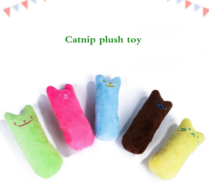 Catnip Plush Chew Toy for Cats – Teeth Grinding Interactive Toy