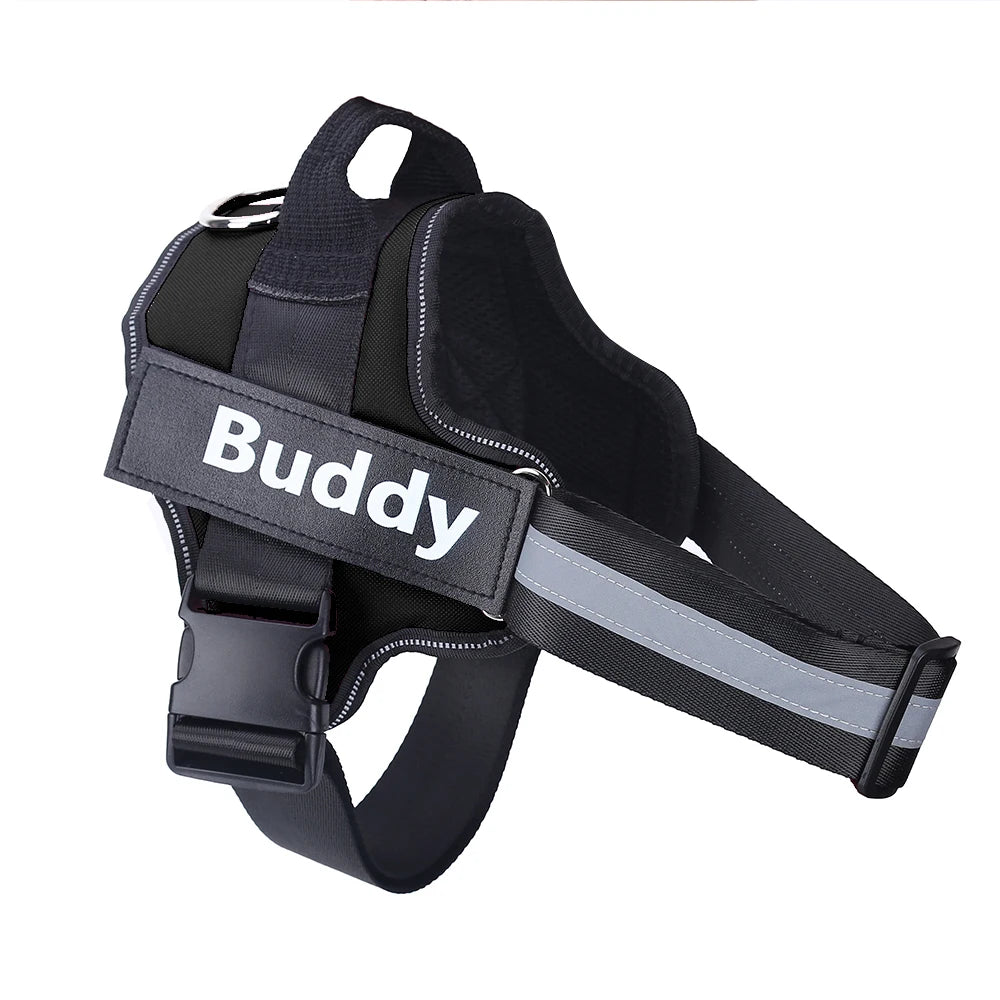 Personalized No-Pull Reflective Dog Harness Vest
