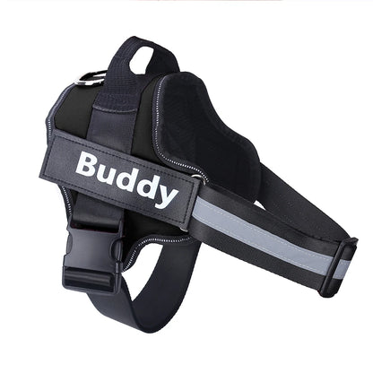 Personalized No-Pull Reflective Dog Harness Vest