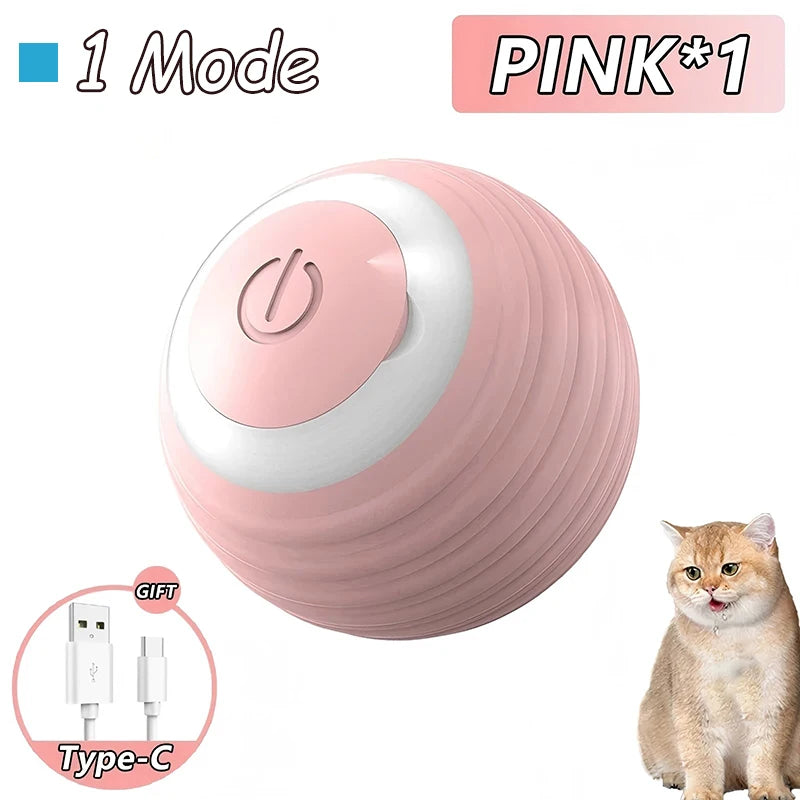 Smart Interactive Cat Rolling Ball Toy (2-Pack)