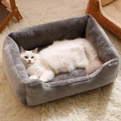 Winter Plush Pet Bed Cushion