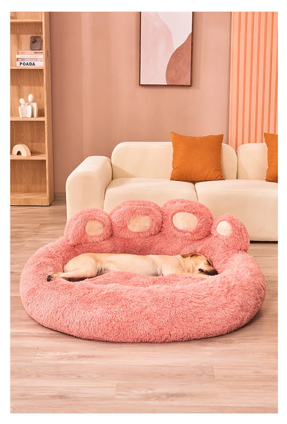 Fluffy Winter Pet Sofa Bed