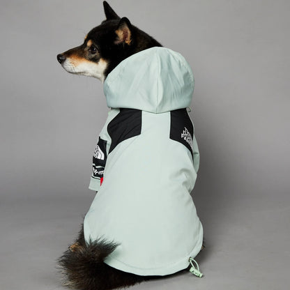 Luxury Waterproof Dog Raincoat Jacket (Mint)