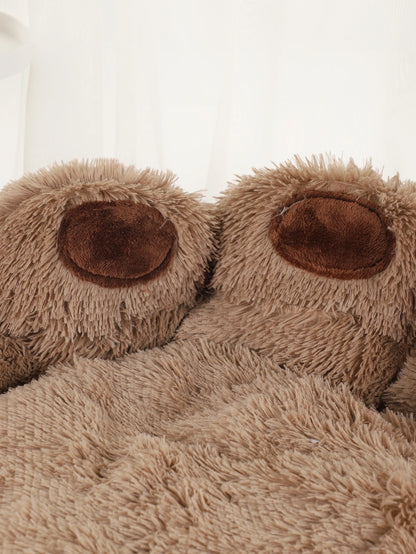 Fluffy Winter Pet Sofa Bed
