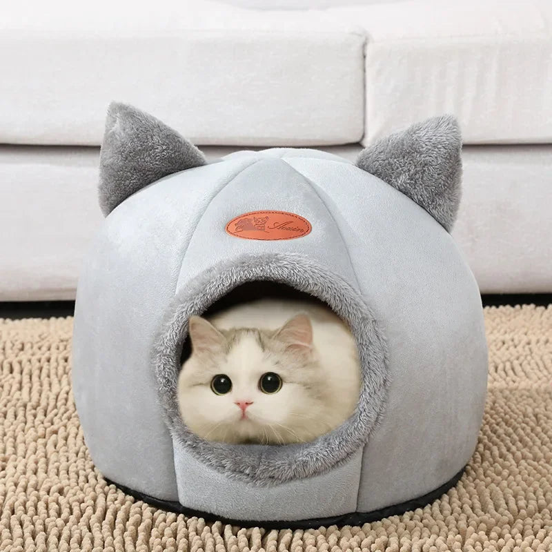 Winter Deep Sleep Cat Cave Bed