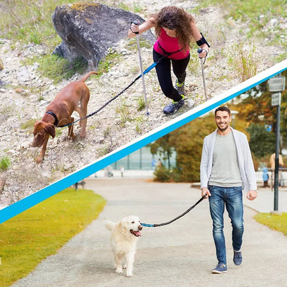 Reflective Elastic Running Dog Leash
