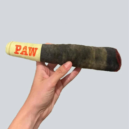 Cigar Plush Squeaky Dog Chew Toy