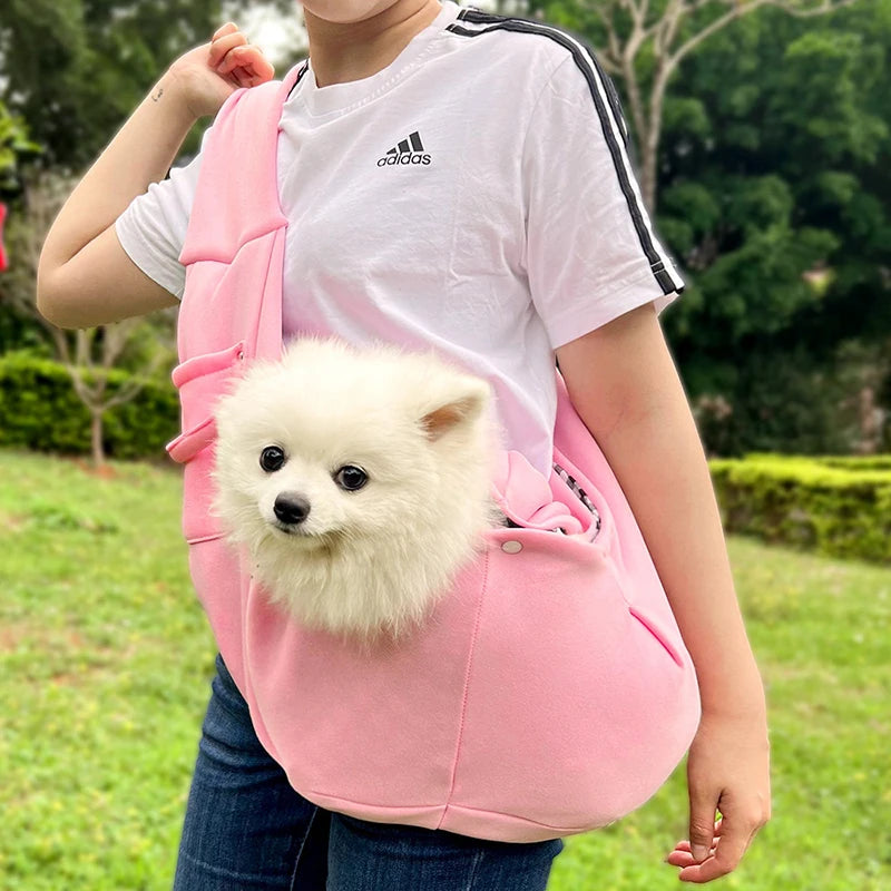 Portable Pet Carrier Shoulder Bag for Cats & Small Dogs (Up to 7.5kg)