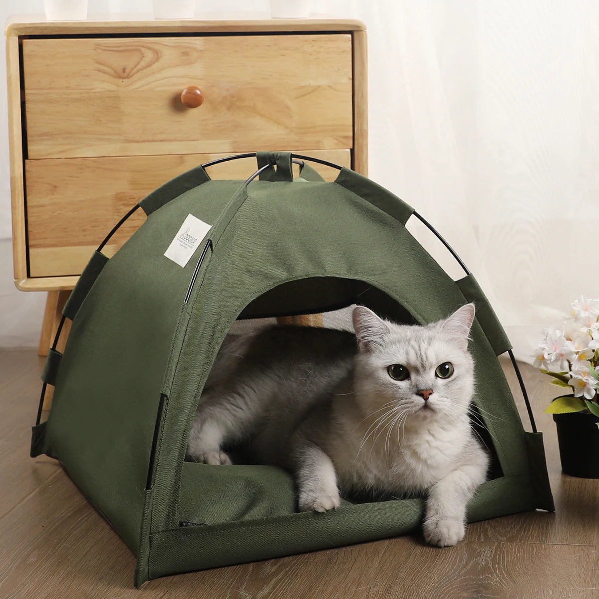 Winter Pet Tent Bed for Cats