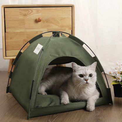 Winter Pet Tent Bed for Cats