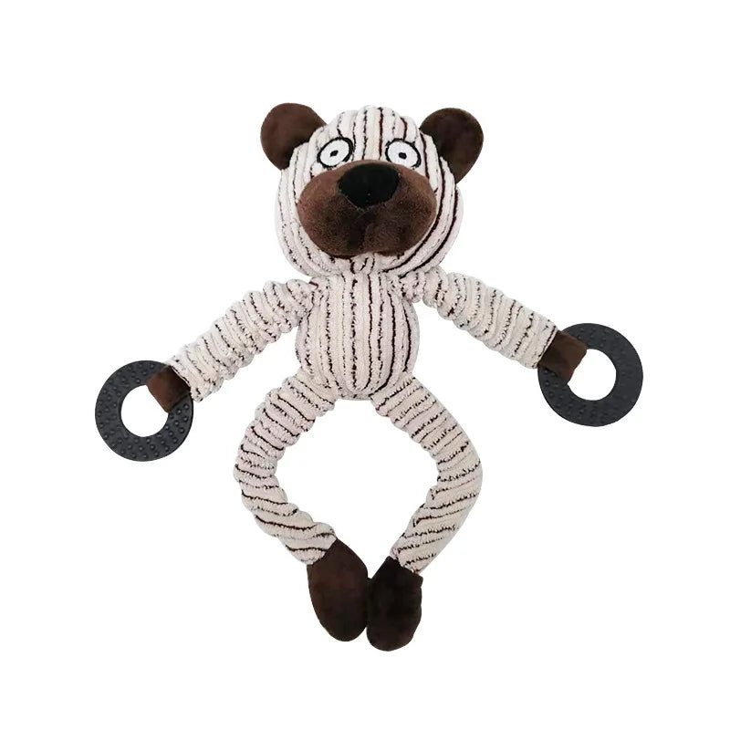 Durable Plush Donkey Dog Toy