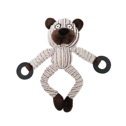 Durable Plush Donkey Dog Toy