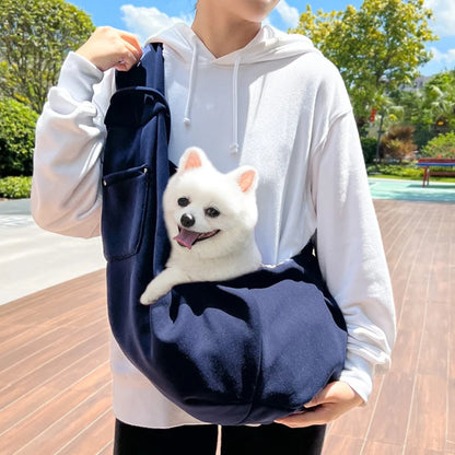 Portable Pet Carrier Shoulder Bag for Cats & Small Dogs (Up to 7.5kg)