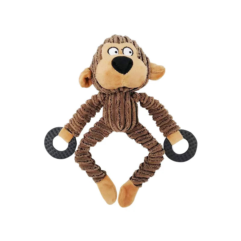 Durable Plush Donkey Dog Toy