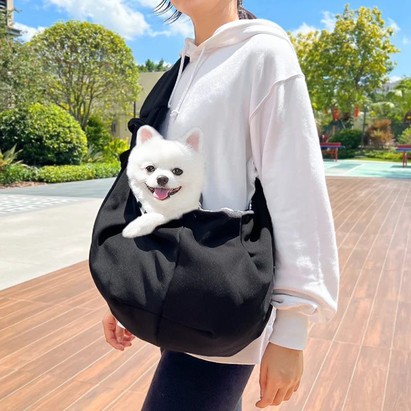 Portable Pet Carrier Shoulder Bag for Cats & Small Dogs (Up to 7.5kg)