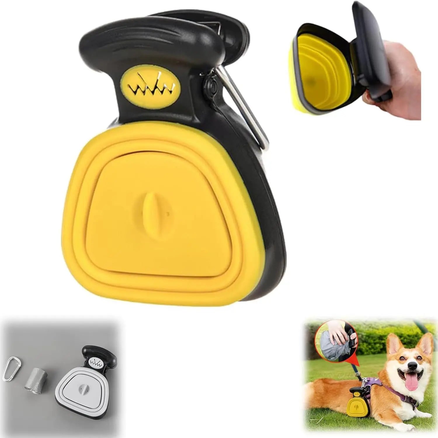Foldable Dog Pooper Scooper with Waste Bags