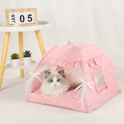 Winter Pet Tent Bed for Cats