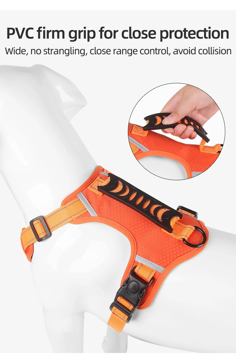 Adjustable Reflective Dog Harness for Medium & Large Dogs