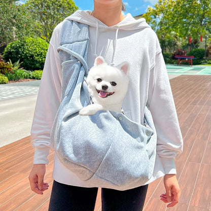 Portable Pet Carrier Shoulder Bag for Cats & Small Dogs (Up to 7.5kg)