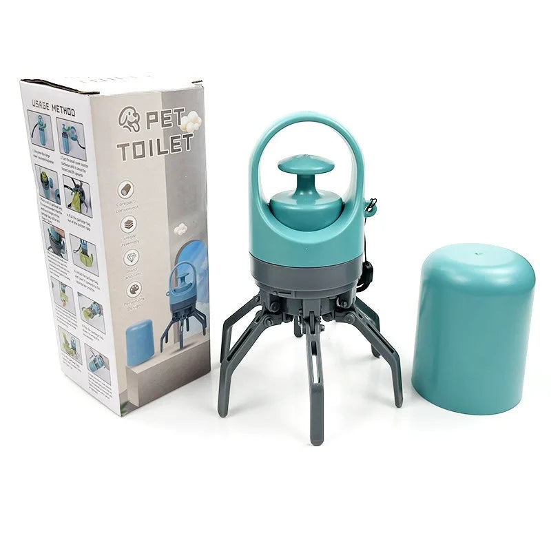 Portable Dog Poop Scooper Set with LED Light