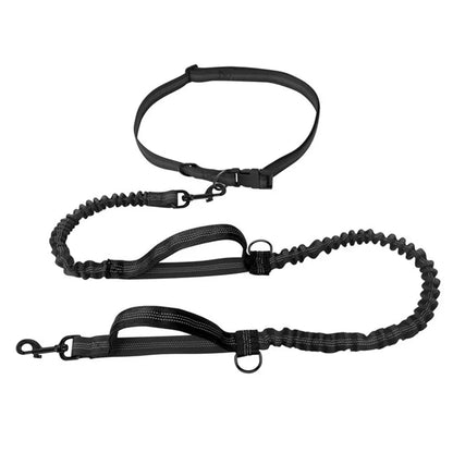 Reflective Elastic Running Dog Leash