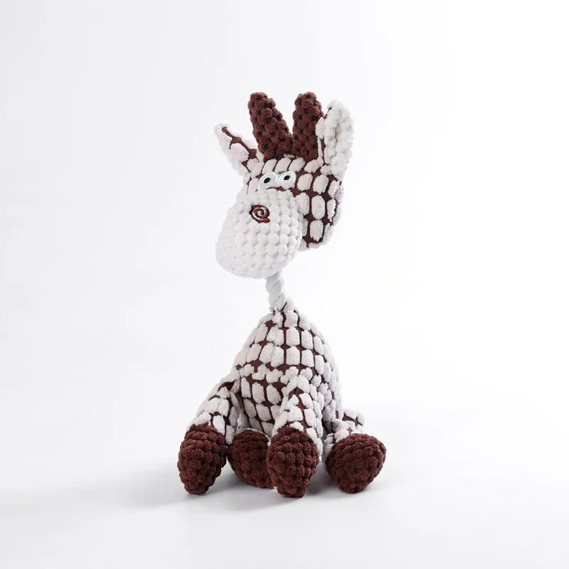 Durable Plush Donkey Dog Toy