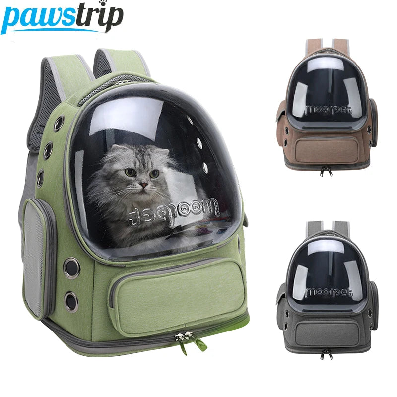Transparent Pet Carrier Backpack for Cats & Small Dogs