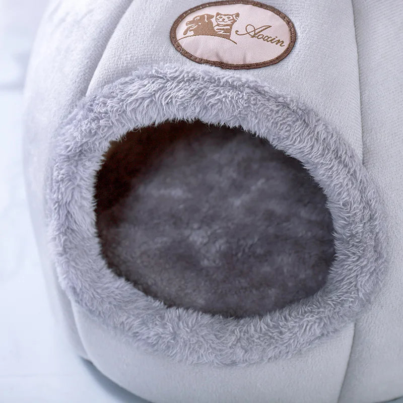 Winter Deep Sleep Cat Cave Bed