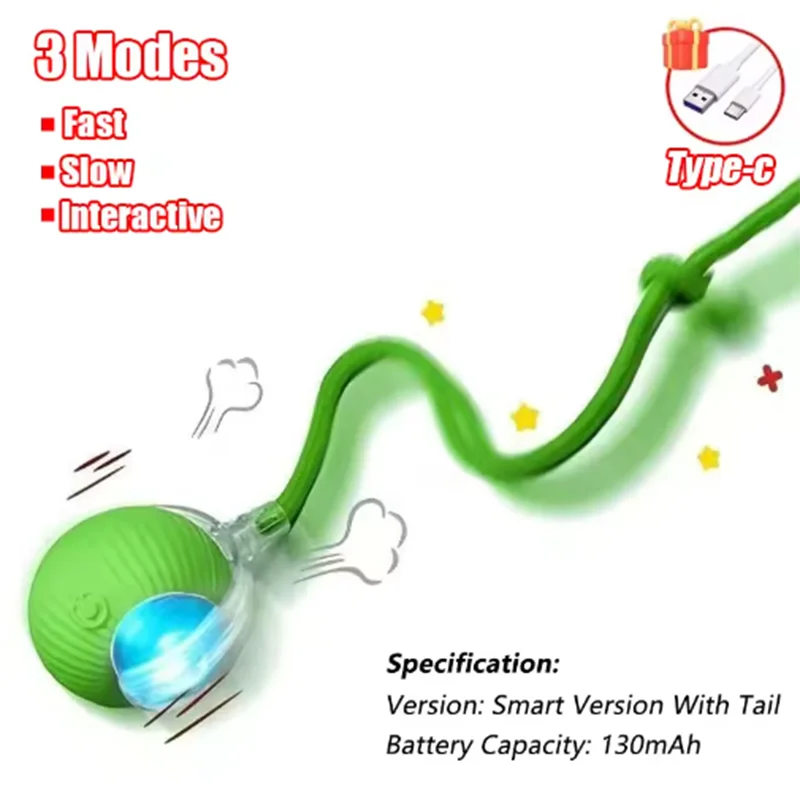 Automatic Interactive Cat Teaser Toy Set
