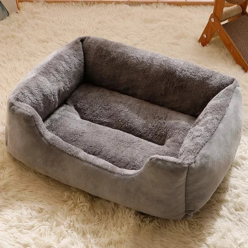 Winter Plush Pet Bed Cushion