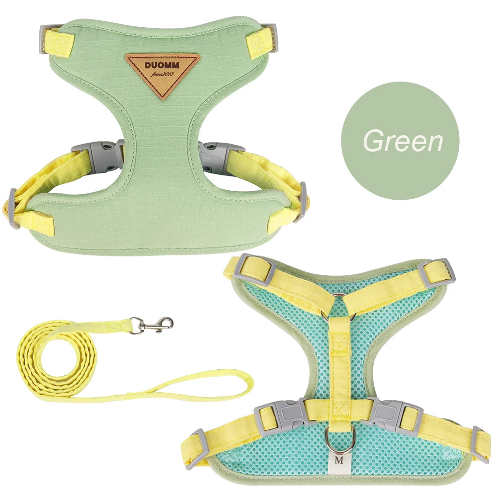 Breathable Cat & Puppy Harness and Leash Set