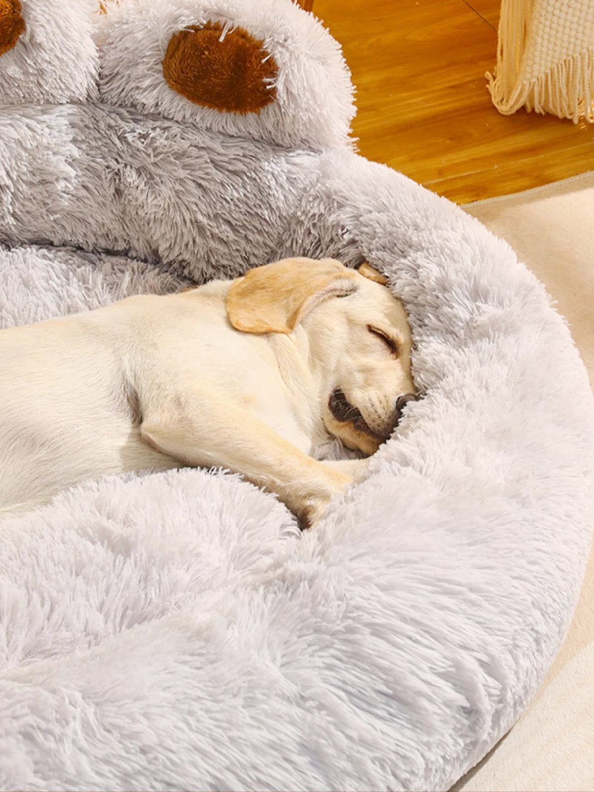 Fluffy Winter Pet Sofa Bed