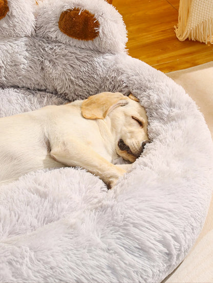 Fluffy Winter Pet Sofa Bed