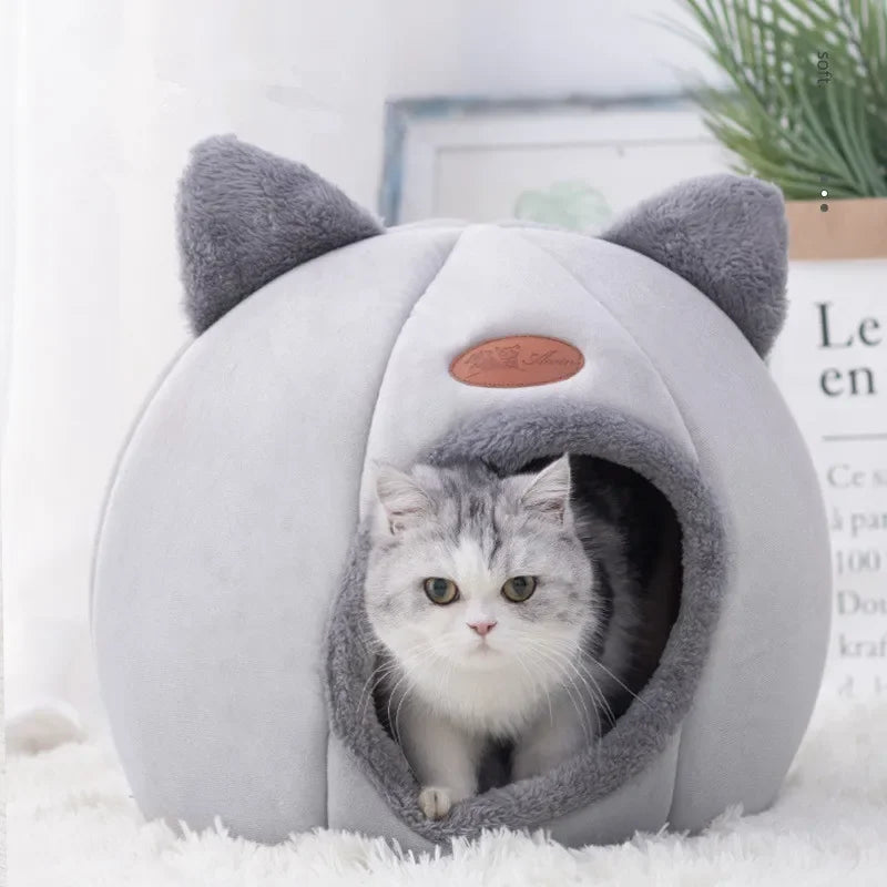 Winter Deep Sleep Cat Cave Bed