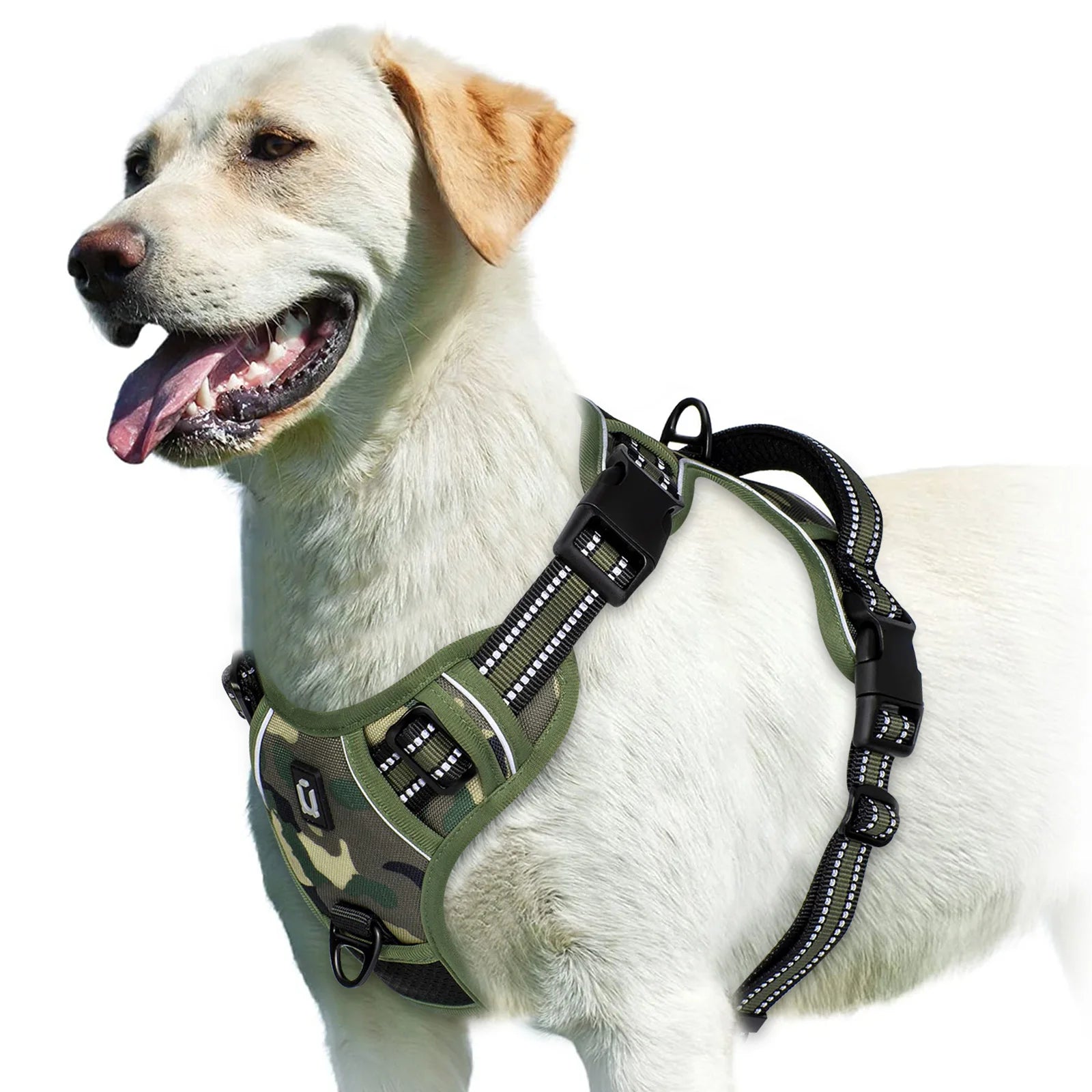 No-Pull Adjustable Dog Harness with Control Handle