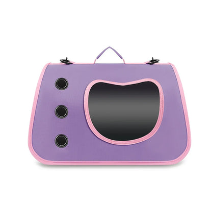 Foldable Pet Carrier Bag for Cats & Small Dogs