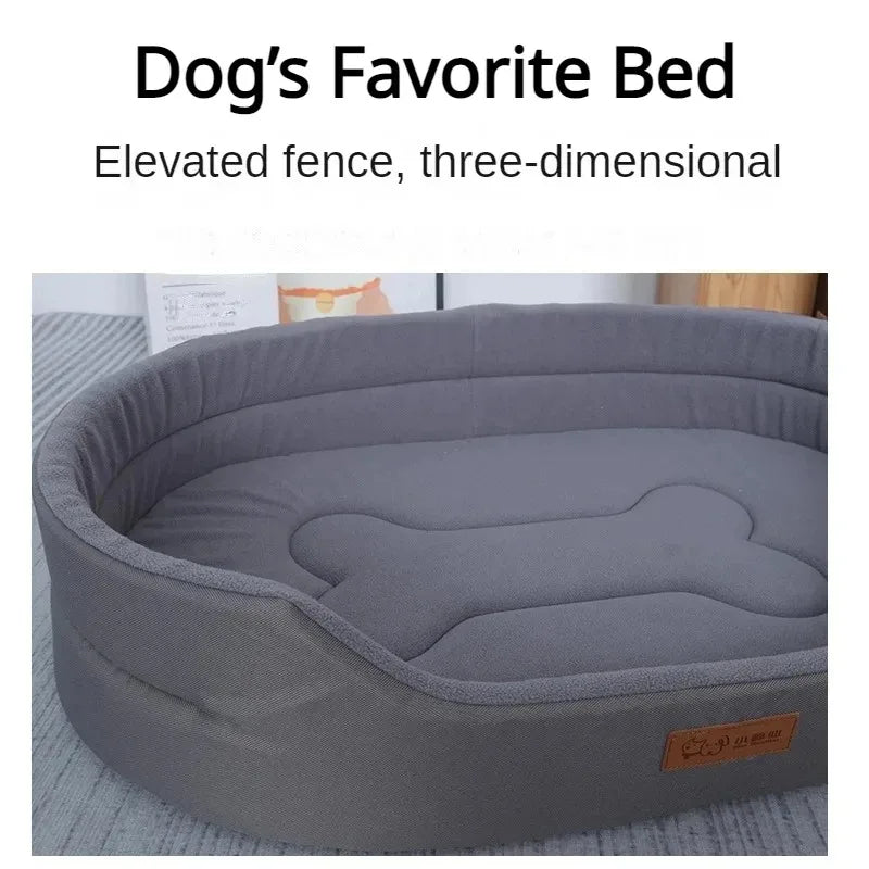 Fluffy Winter Dog Cushion Sofa Bed