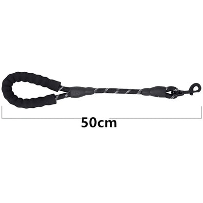 Short Reflective Dog Leash for Large Dogs
